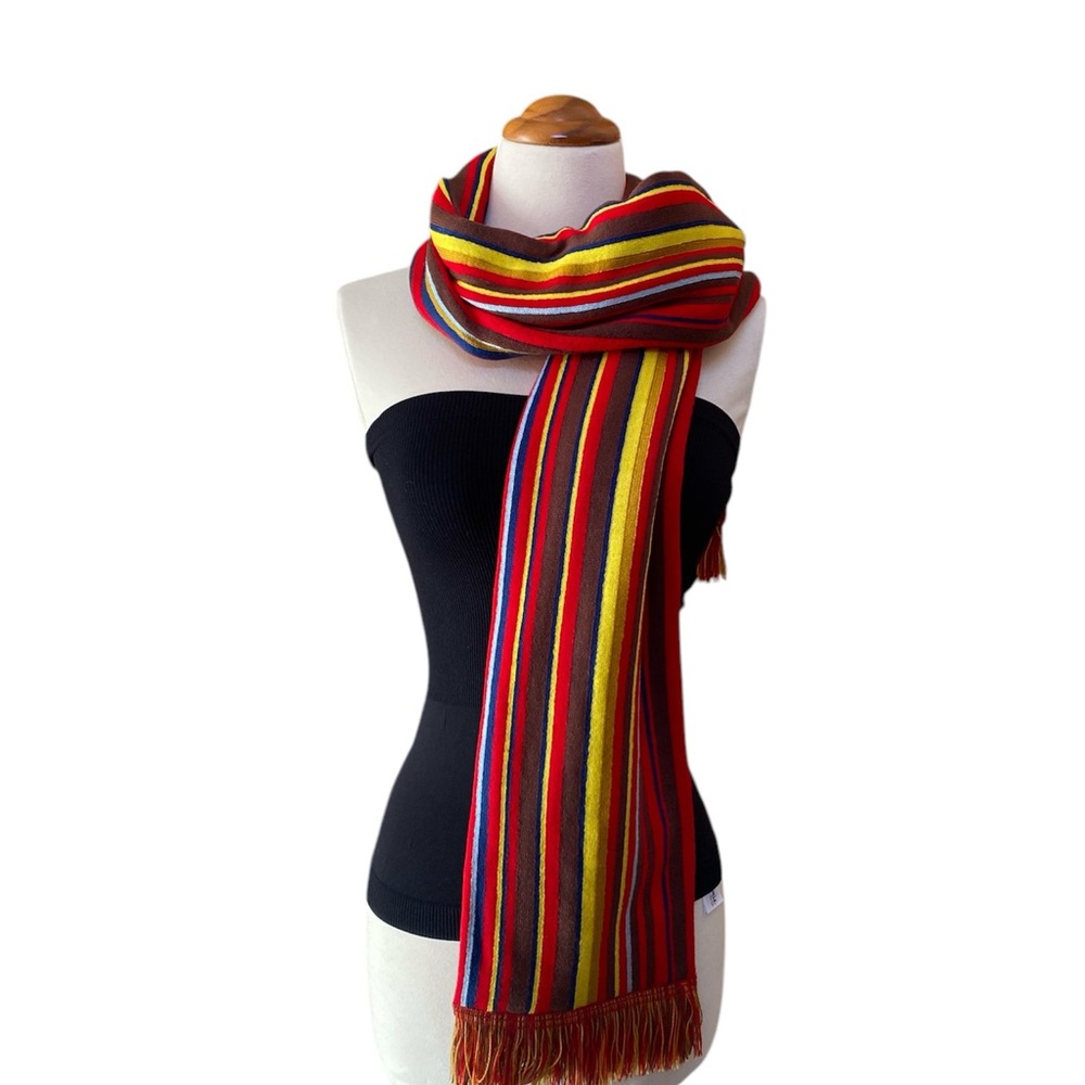 Puffy Thick Colorful Long Winter Scarf